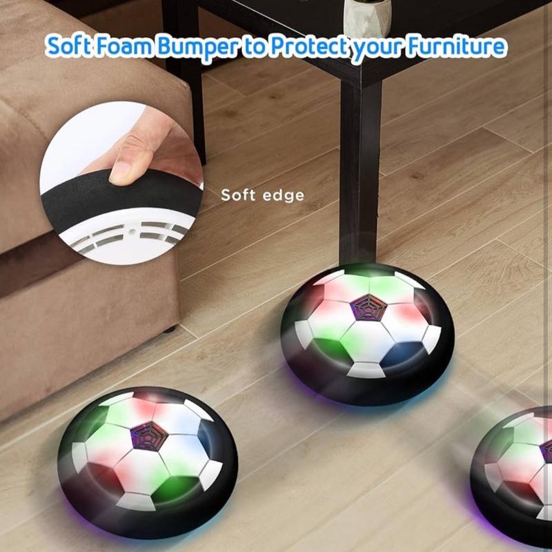 LED Hover Soccer Ball - Air Power Training Ball Playing Football Indoor Outdoor Game for Kids - Birthday Gifts for Boys Age 3-12 2