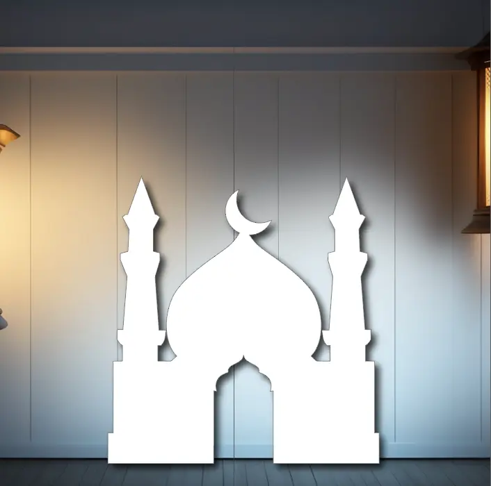 Eid Ramadan Umrah Decoration Mosque Cutout