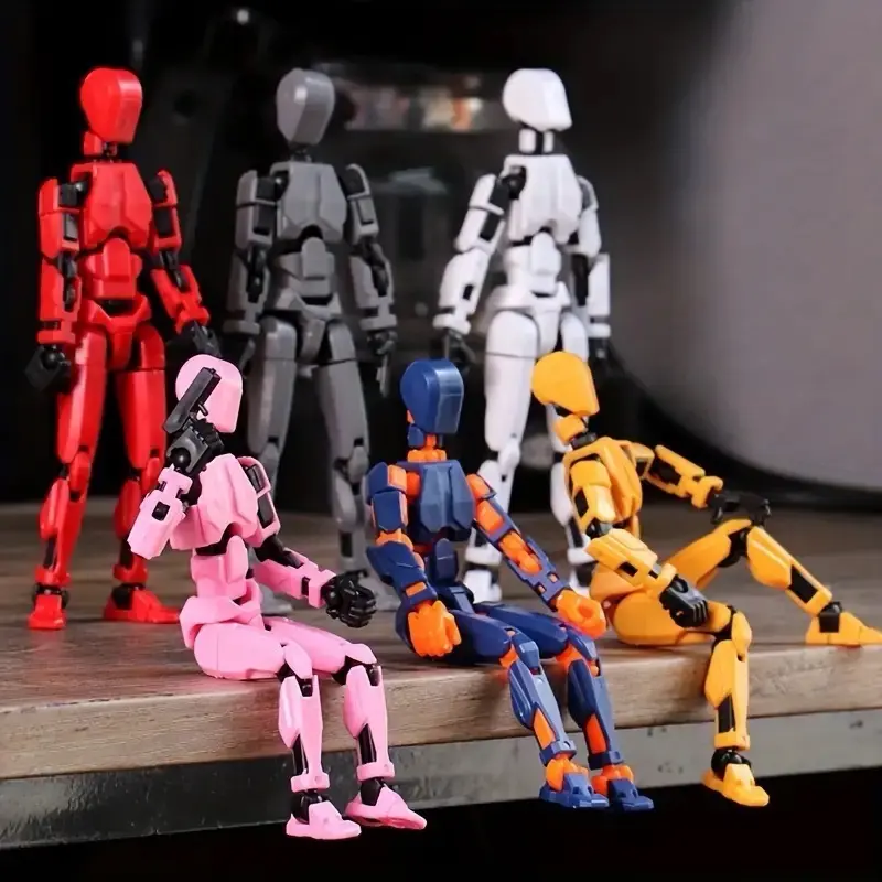 DIY 3D Action Figure Kit Dummy 13 D13 Joint Movable Polycarbonate Material for Creative Play 3D Printing 5