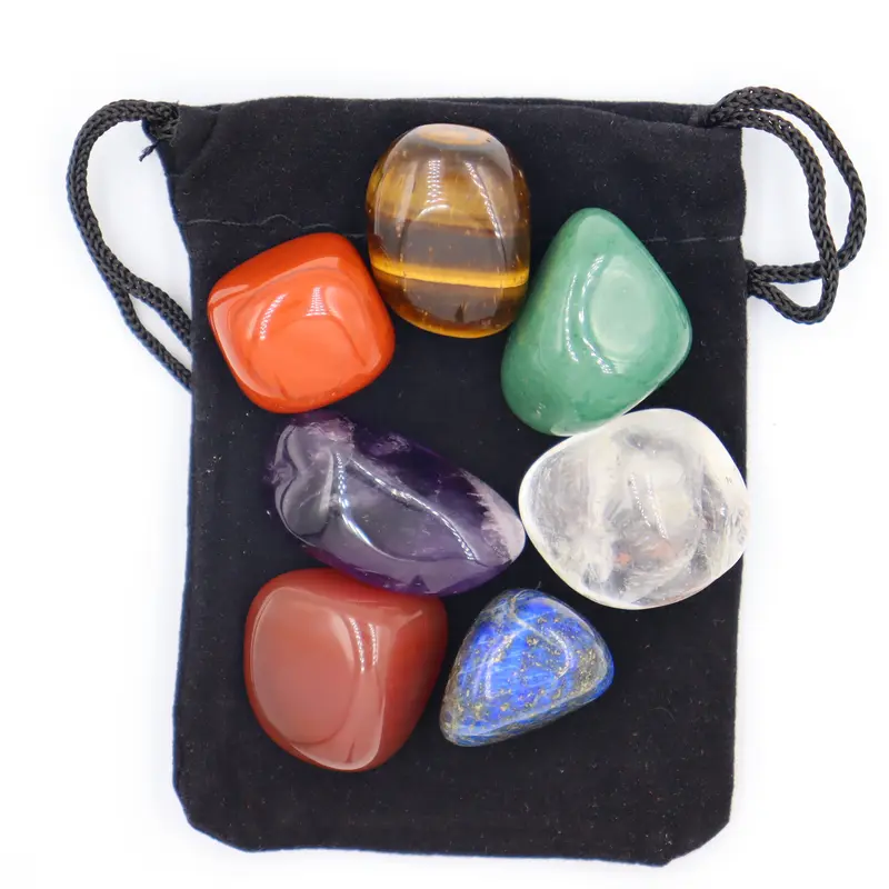 Chakra crystals for yoga and chakra healing 0