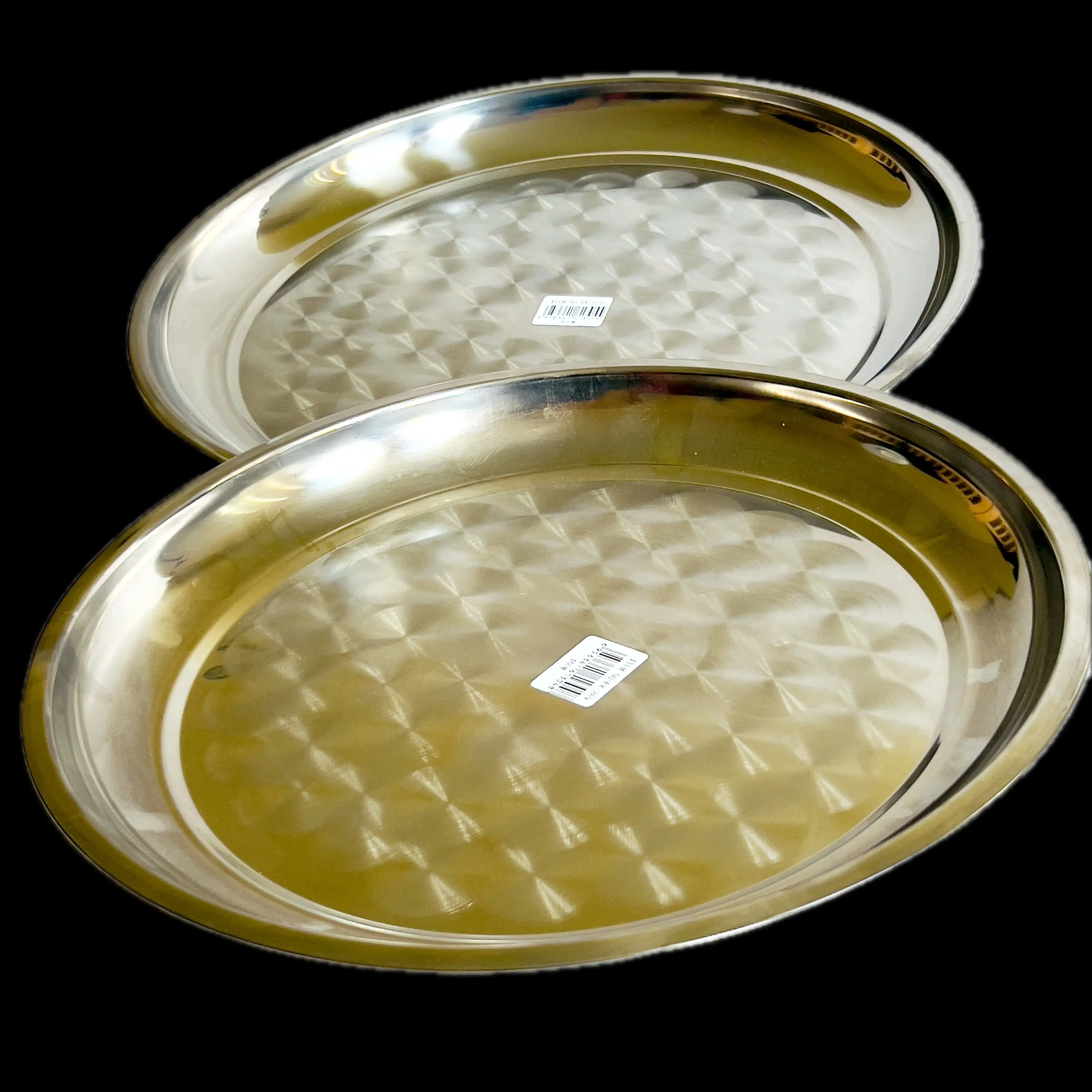 Stainless Steel Tray Serving Plate Food Waiters 45cm, 60cm
