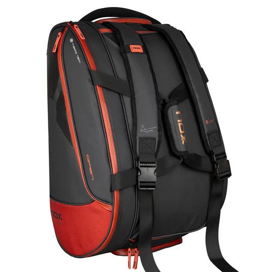 NOX LUXURY OPEN SERIES PADEL BAG BLACK/RED 7