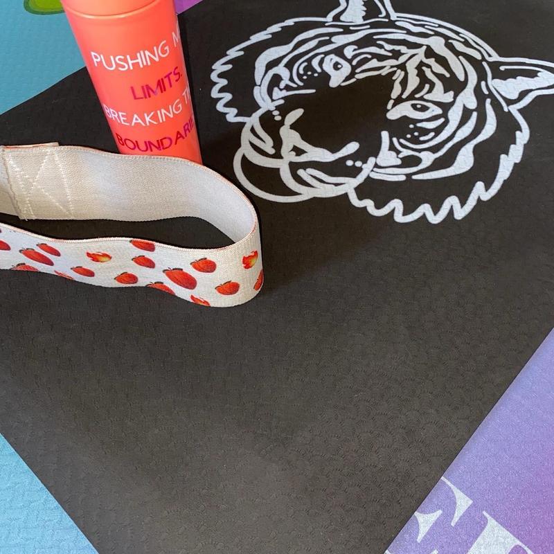 Portable Yoga Mat - Great for Inversions / Hip Thrust Padding / Pilates / Ab Workout | Mini FITNESS Gym Workout Yoga Pilates 2