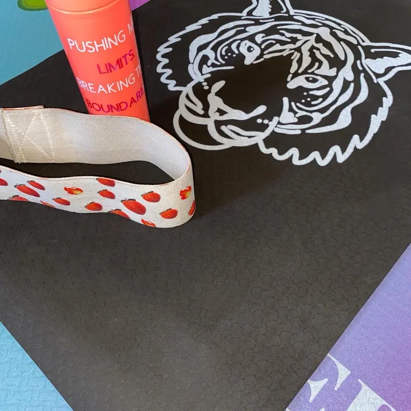 Portable Yoga Mat - Great for Inversions / Hip Thrust Padding / Pilates / Ab Workout | Mini FITNESS Gym Workout Yoga Pilates 2