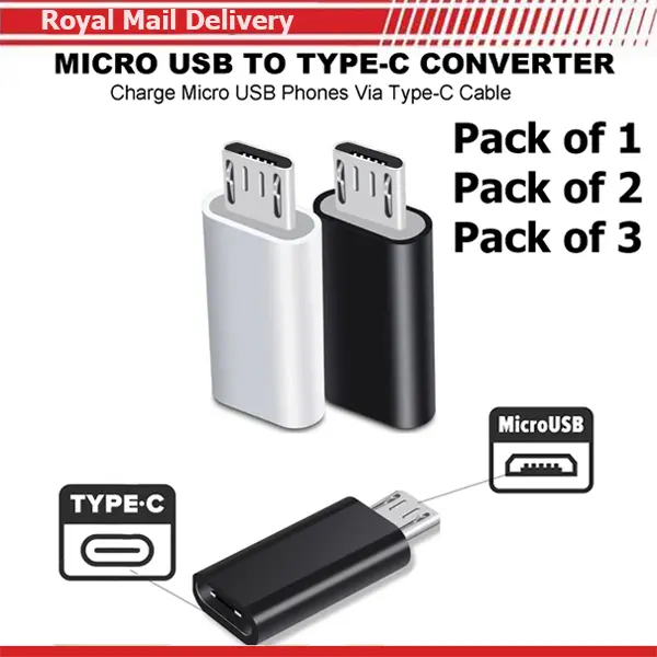 Micro USB Male To Type C Female Charger Converter Fast Charging Mini Size Adapter For All Micro USB Smartphones Tablets 0