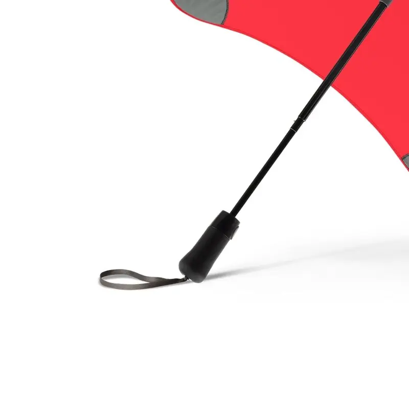 Red Metro Folding Blunt Umbrella 6