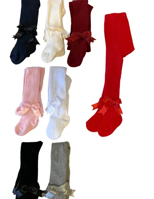 Beau Kids Bow Tights 1