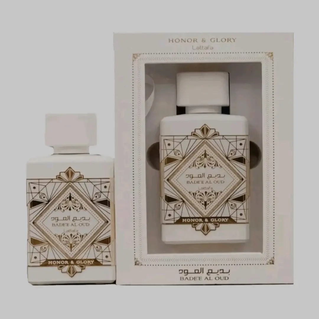 Badee Al Oud White Honor & Glory Eau De Parfum 100ml by Lattafa MADE IN UAE