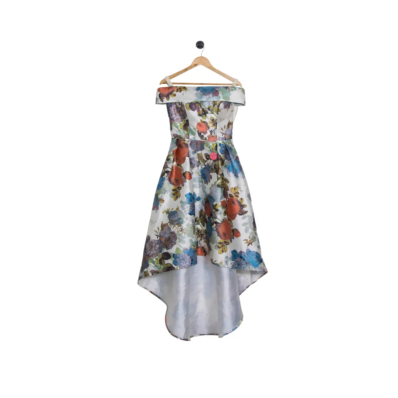 Preowned Chi Chi Floral Off The Shoulders Dress Womenswear