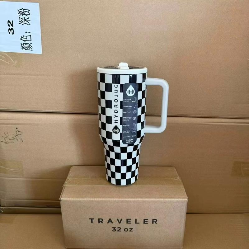 32 oz /40 oz Traveler Straw cap Stainless Steel vacuum insulated Car cup Double wall Hot Ice Travel 8