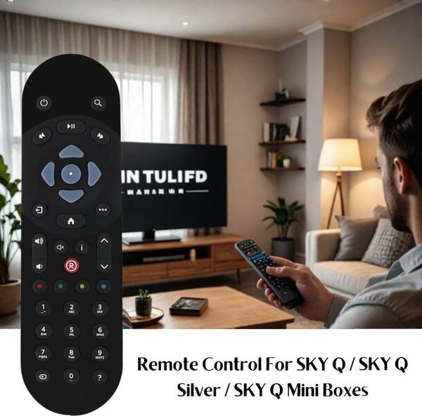 Replacement Remote Control Compatible with All Sky Q Box, Sky Q TV Box, Sky Q Mini Box and Sky Q Silver Box (Non-Touch, No Voice Control) 6