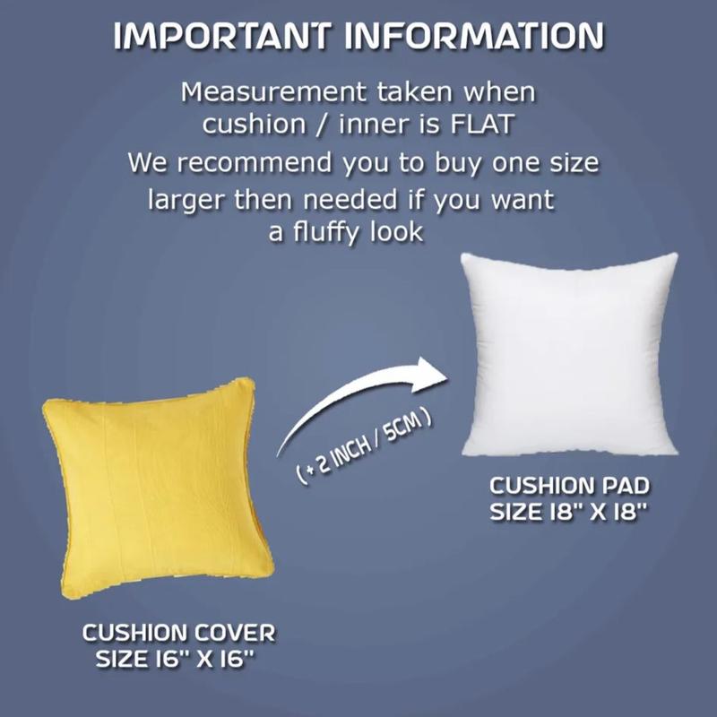 Pack of 4 Extra Deep Filed All Sizes Cushion Pads Inserts Fillers Scatters Soft cushions 1