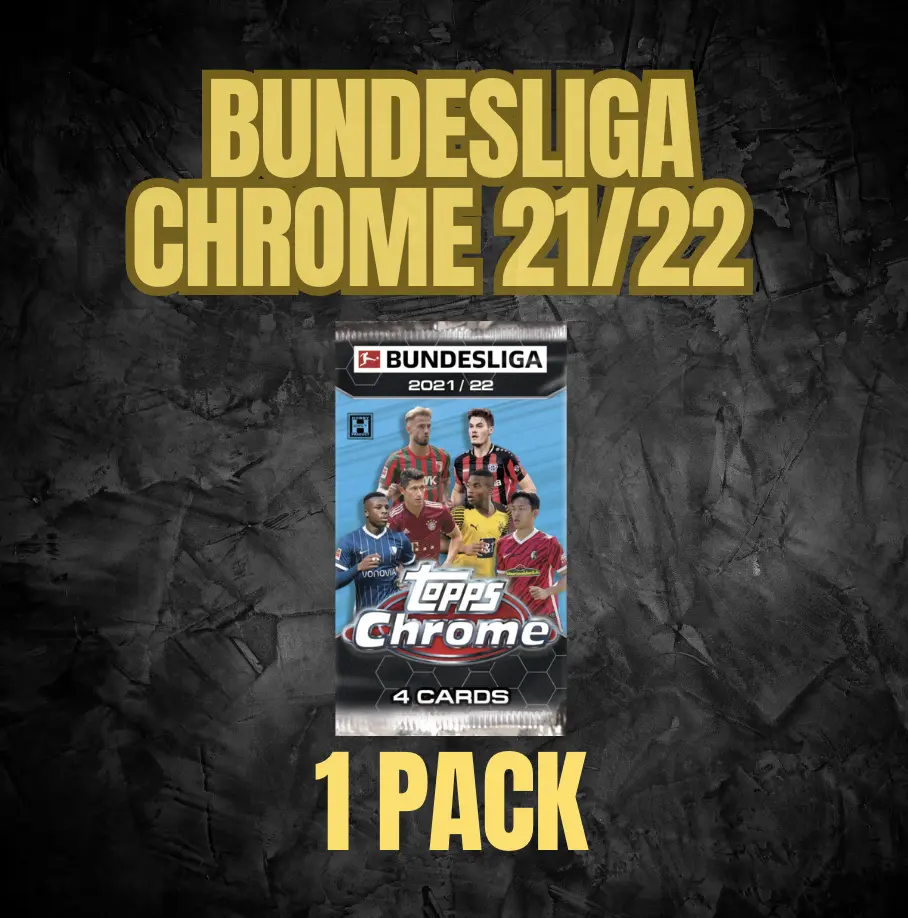 1x Topps Chrome Bundesliga 21/22 Pack