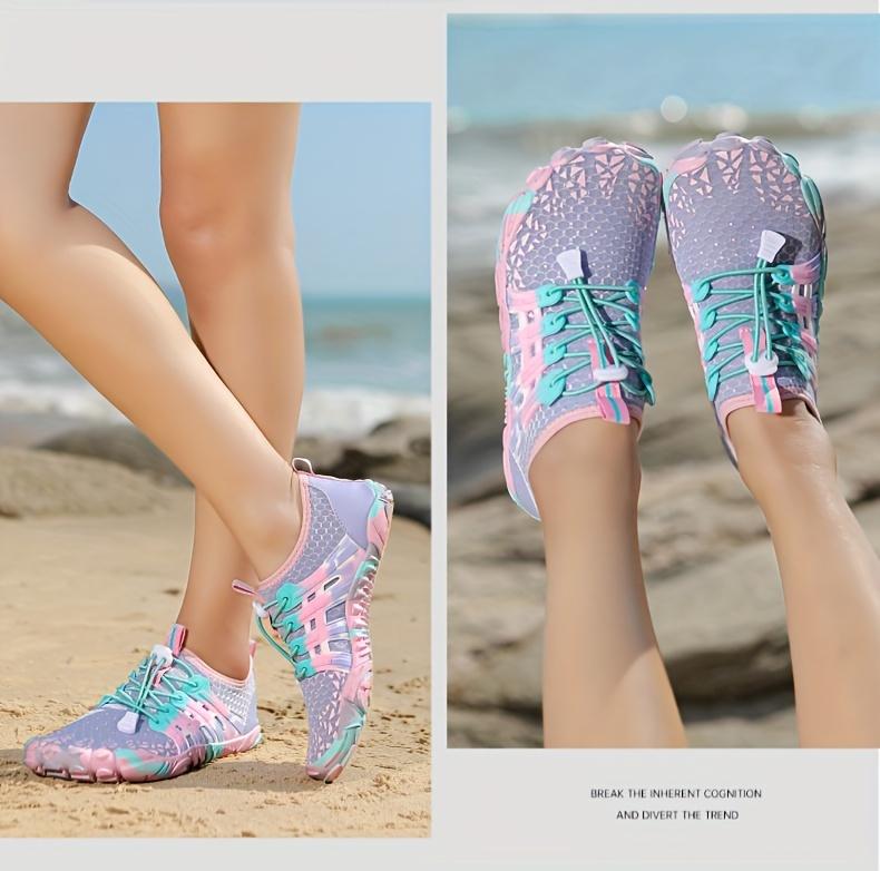 Product Introduction of Girl's Bare Water Shoes With Adjustable Buckle, Breathable Quick Dry Non Slip For Kid's Summer Beach Walking/Pool Swimming/Outdoor Activities 8