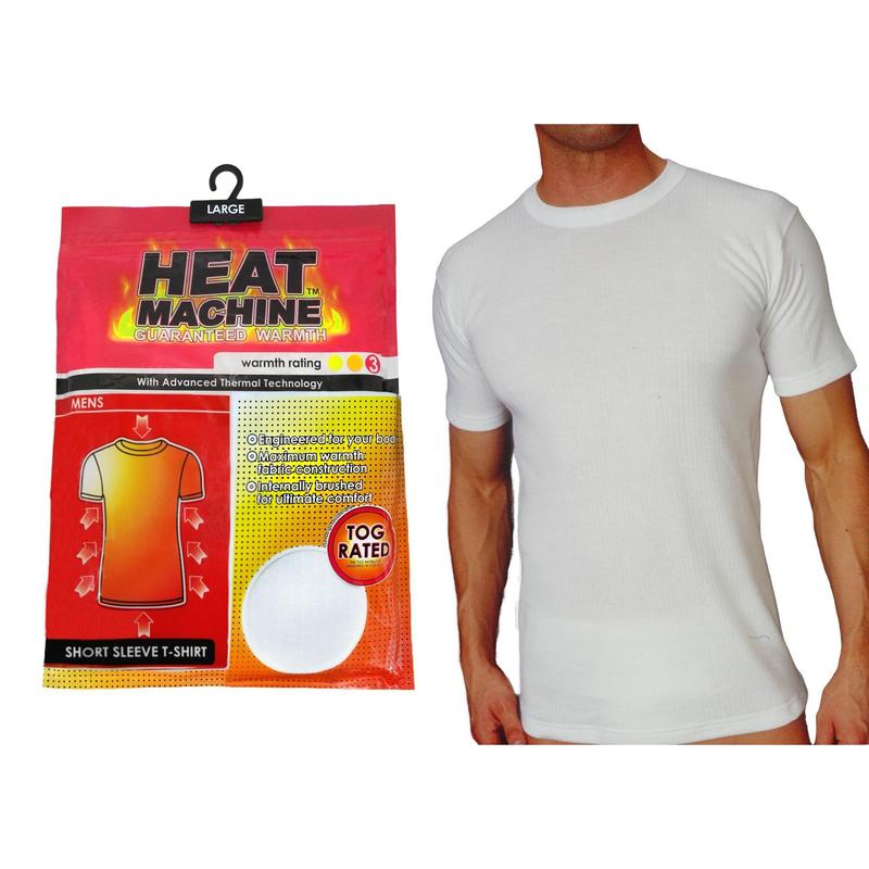 A2Z Men Thermal T-Shirt Winter Warm Underwear Base Layer Short Sleeves Shirts Crew Neck Body Warmer Undershirt Running Vest Men Quality Thermals Top Menswear Fabric Garment Polyester Ribbed Socks Soft Clothing White Gamis 3