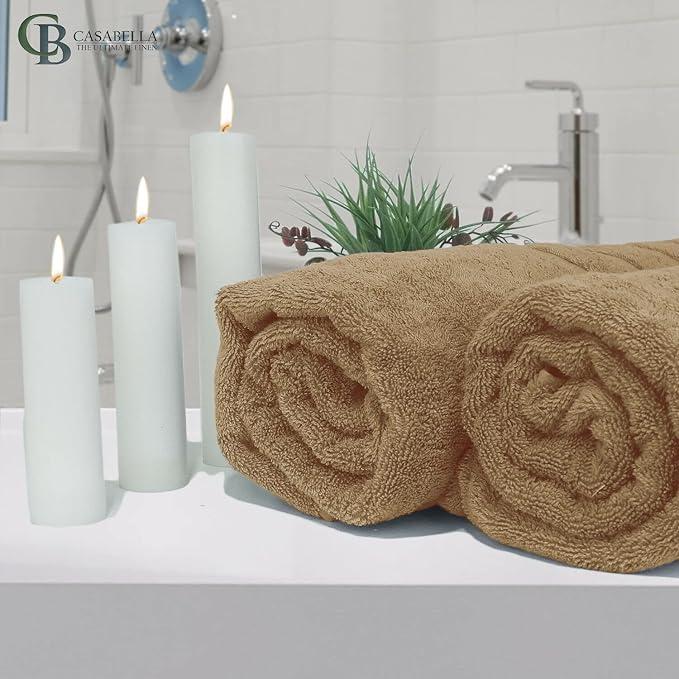 Product Introduction of 2X Premium Quality Super Jumbo Bath Sheet Set - 100% Combed Cotton 650 GSM -  Size 90x180 Highly Absorbent Extra Large Bath Towels 1