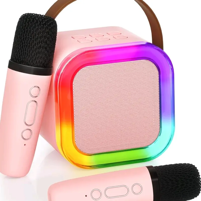 Viral Karaoke Machine with 2 Microphones for Fun Singing - Smartphone, Audio 1