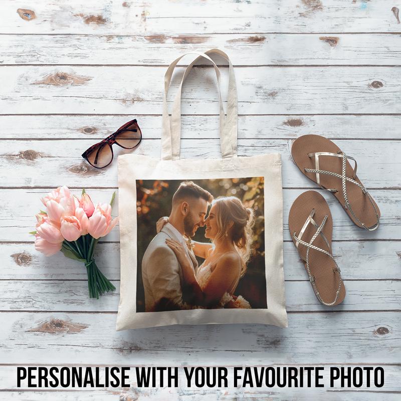 Personalised Tote Bag For Life | Custom Printed Text, Logo, Photo, Image or any other design. Wholesale Shopping Carryall Shoulder Shopper Bulk Buy. Gift for him her animal lover. For Business and events merchandise, Marketing Branding 4
