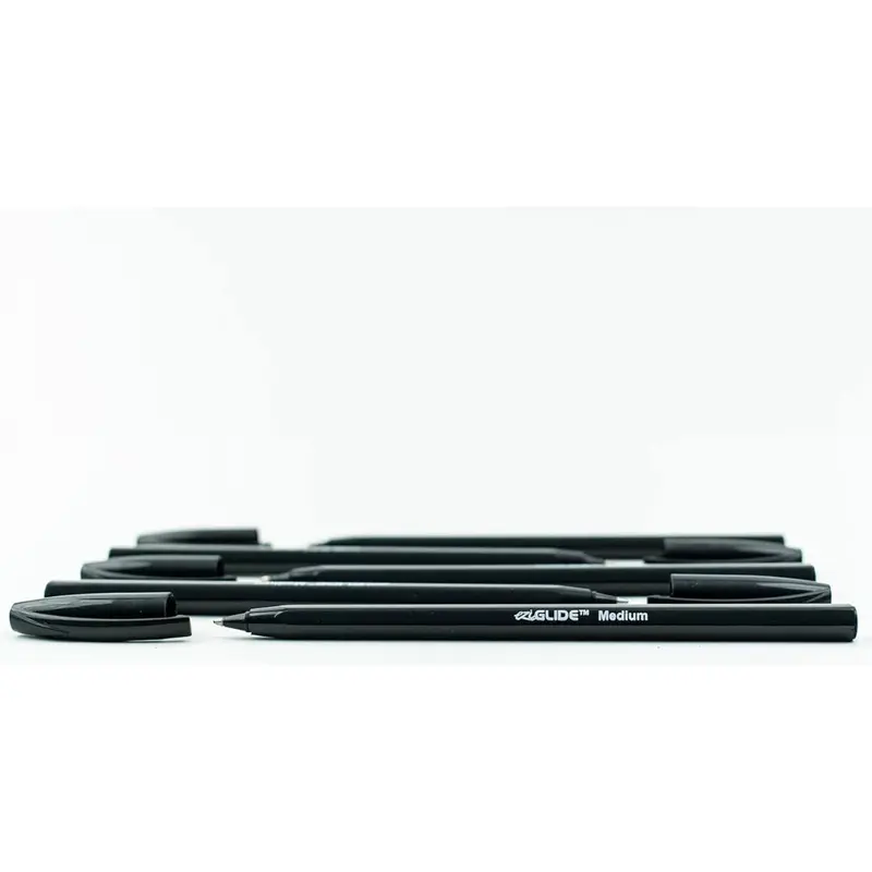 Pack of 50 Ballpoint Black Pens - Medium Point (1.0mm) - Smooth Writing Action - Ideal for School, Work, Home - Stationary Supplies stationary stationery  school ballpoint  pen 6