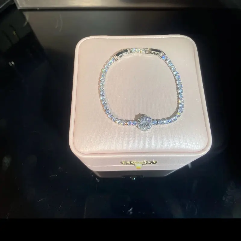 Milania Bracelet tennis style silver and gold 1
