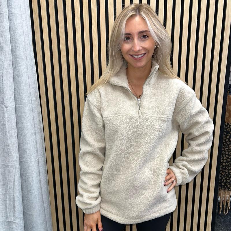 Borg Quarter Zip Fleece, 5  Colours 0
