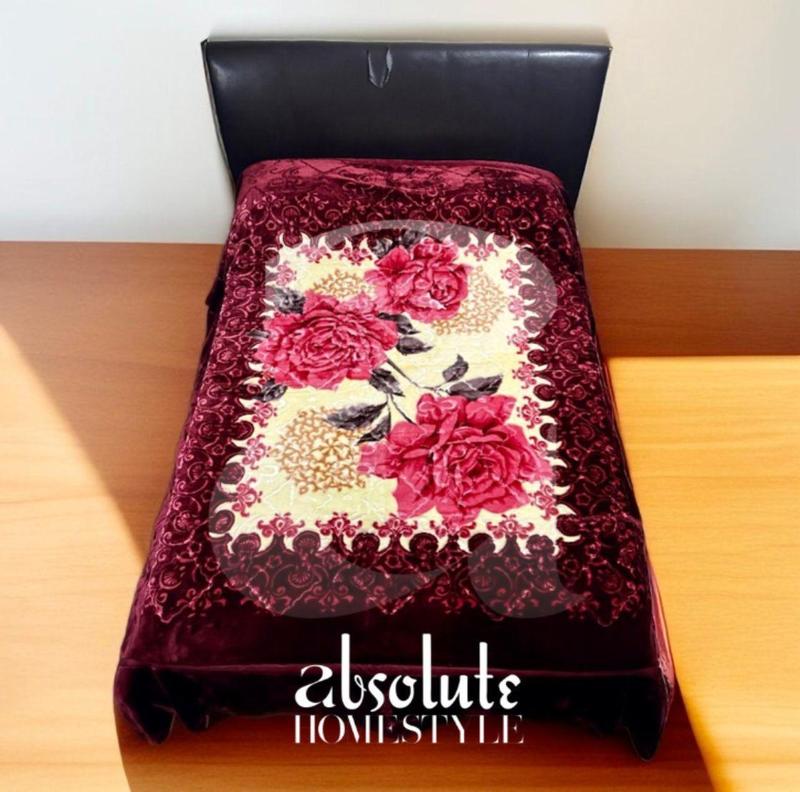 2Ply Reversible 6k Heavy Blanket Soft Thick Cloudy Faux Fur Mink Blanket Throw Bedspread 4