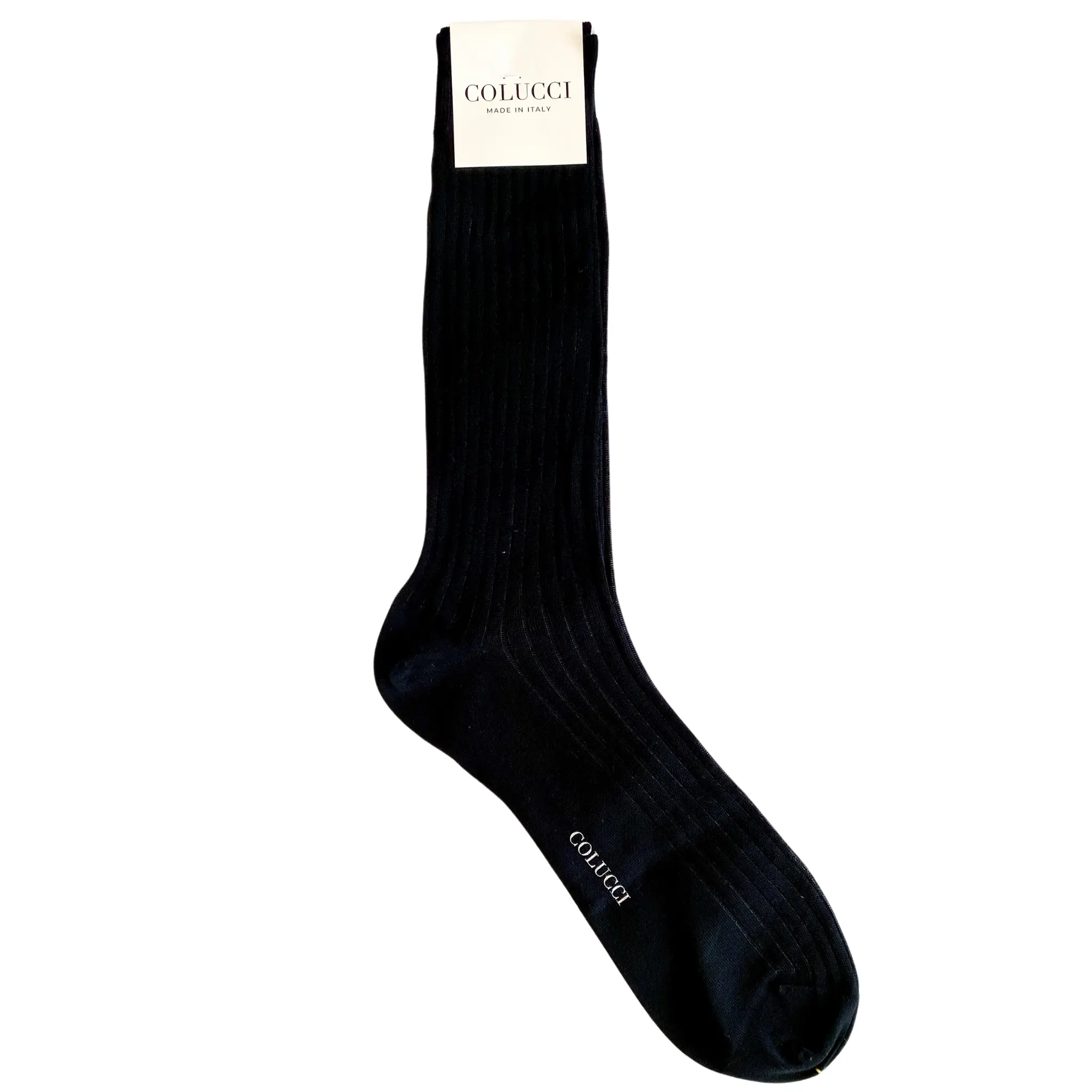 Black & Grey Cotton Dress Socks