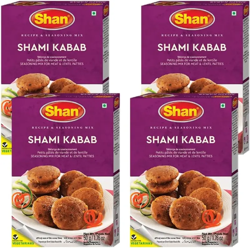 Shan Shami Kabab Masala 50g - Spicy and Delicious Indian Food | Flavour Enhancer | 3