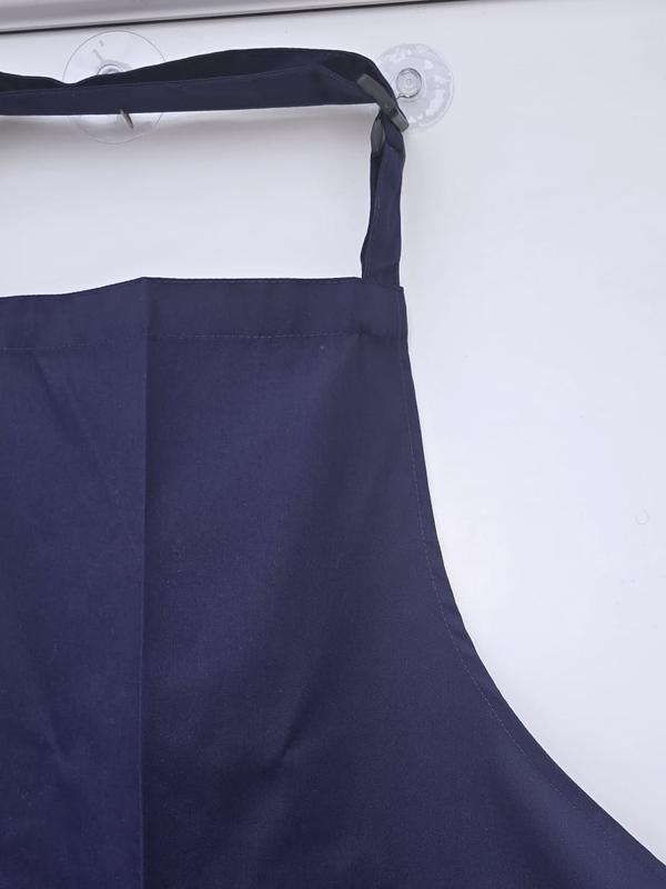 cleaning cloths Adjustable navy blue   Apron with Pocket Cooking Kitchen Chef Aprons for Women Men Kitchen Butchers BBQ Restaurant Gift Catering Cotton Comfortable Gift Catering Unisex Cotton Comfortable Pack reusable pots with buckle birth pretty 4