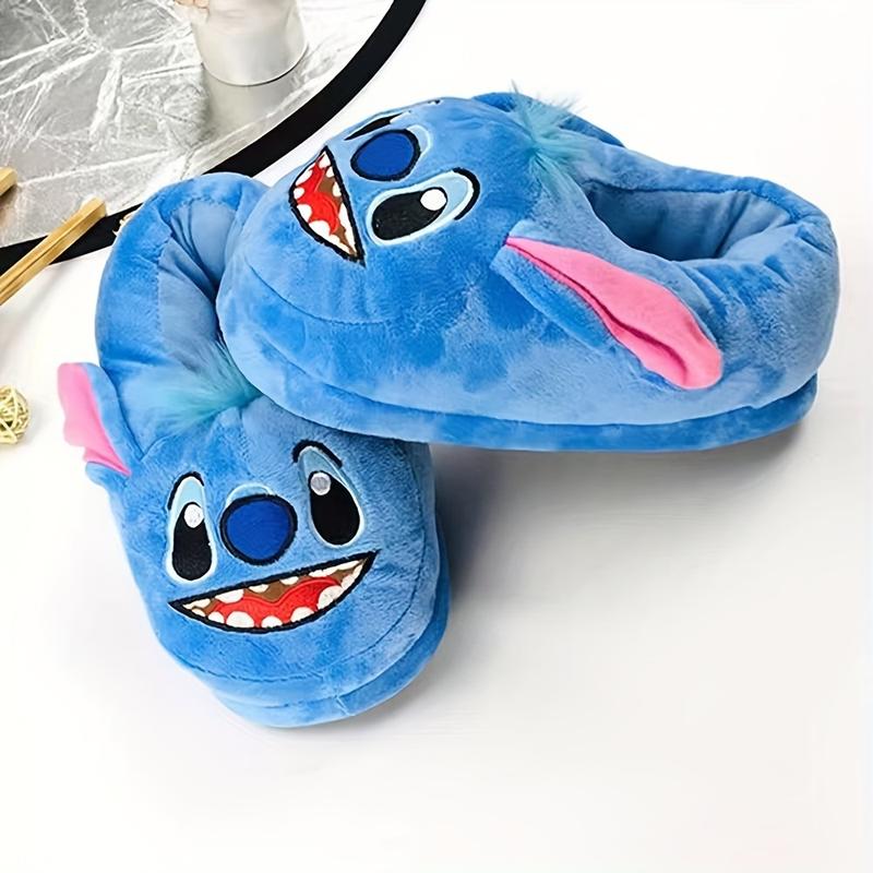 Product Introduction of [One-Size Cozy Slippers for Couples] Stitch Plush Slippers - Cozy One-Size Indoor Shoes, Cute Cartoon Animal Design, Perfect for Couples & Gifts 1