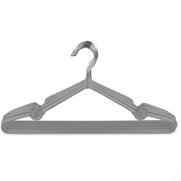 Keplin 20x Rubber Coated Metal Hangers Heavy Duty Space Saving Cloth Hangers 5
