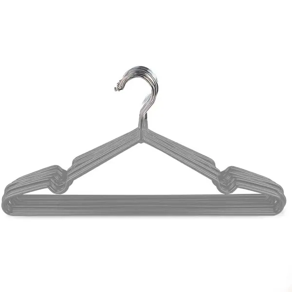 Keplin 20x Rubber Coated Metal Hangers Heavy Duty Space Saving Cloth Hangers 5
