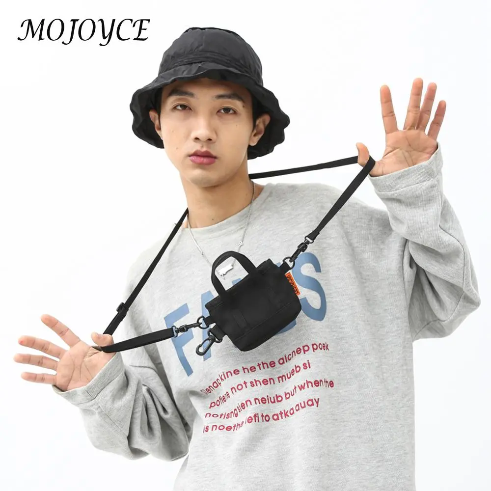 Retro Shoulder Bags Men Nylon Zipper Running Pouch Bag Women Small Outdoor Travel Camping Bags Vintage Casual Coin Purse Tote