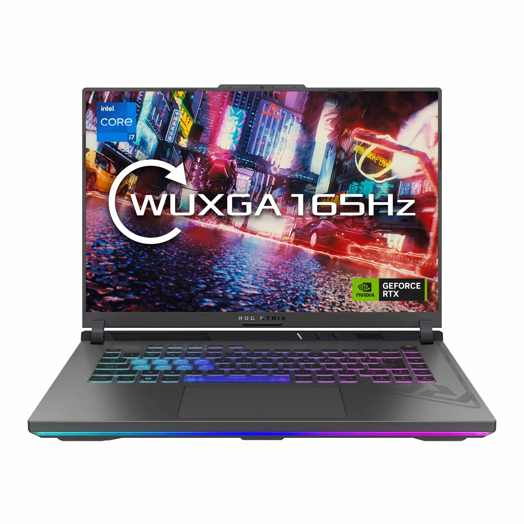 ASUS ROG Strix G16 G614JV-N3075W i7-13650HX Notebook 40.6 cm (16") WUXGA Intel® Core™ i7 16 GB DDR5-SDRAM 1 TB SSD NVIDIA GeForce RTX 4060 Wi-Fi 6E (802.11ax) Windows 11 Home Black, Grey