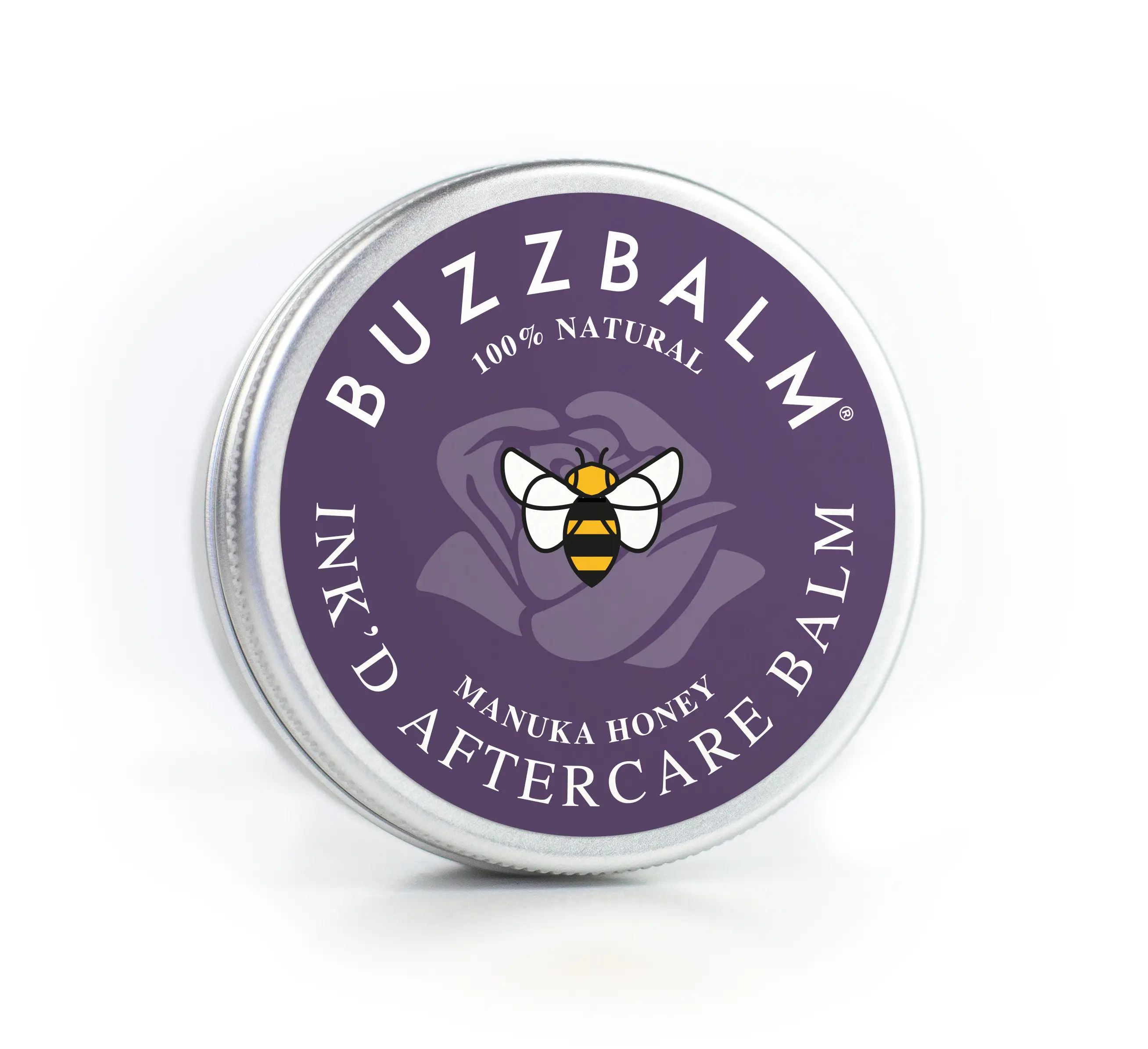 BuzzBalm Ink’d Aftercare Balm a Tattoo Aftercare Cream - All Natural Organic Tattoo Cream with Melixir® that Moisturises Permanent Tattoos Keeping Colours Looking Vibrant Propolis Hydrating Fragrance Free Silicone Free Organic