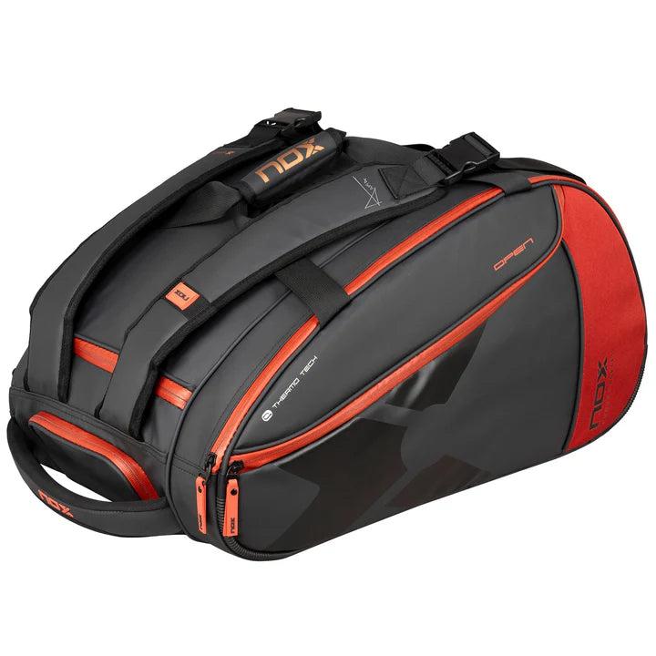 NOX LUXURY OPEN SERIES PADEL BAG BLACK/RED 1