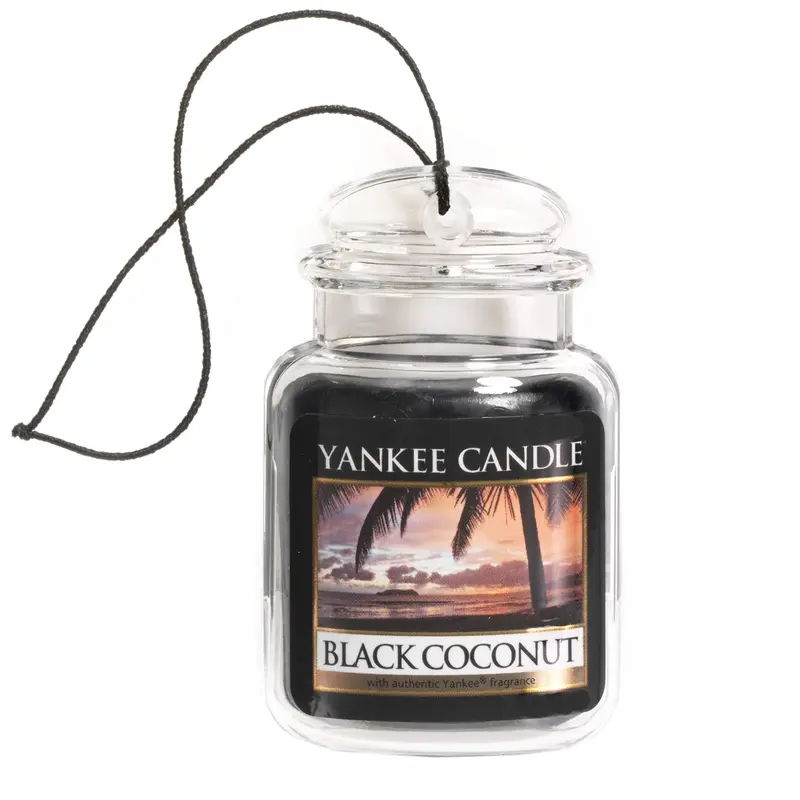 Candle 1194390E Car Jar Ultimate Air Freshener, Black Coconut, 1 Count Box Fragrance Scent Perfume 1