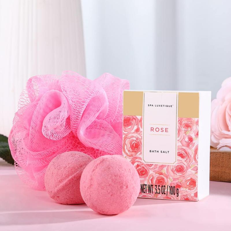 8pcs Rose Bath Gift Set with Body Lotion, Body Butter, Bath Bombs, Bath Gift Sets for Christmas Gifts, Birthday Gifts 5