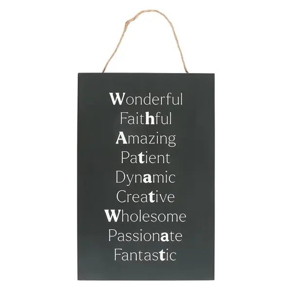 What a Tw*t Sweary Hanging Sign Hangable Decoration