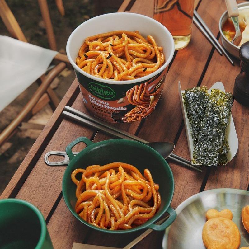 bibigo Udon Noodles KBBQ Flavour, Big Bowl 187g - Korean-Style Udon, Instant Cup Noodles, Instant Food, Ramen Noodle Ramyun 2