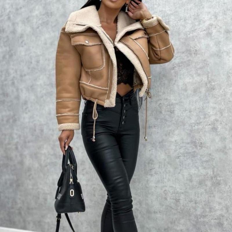 [2024]Autumn and winter  zipper thick coat warm fashion with the same popular coat 4