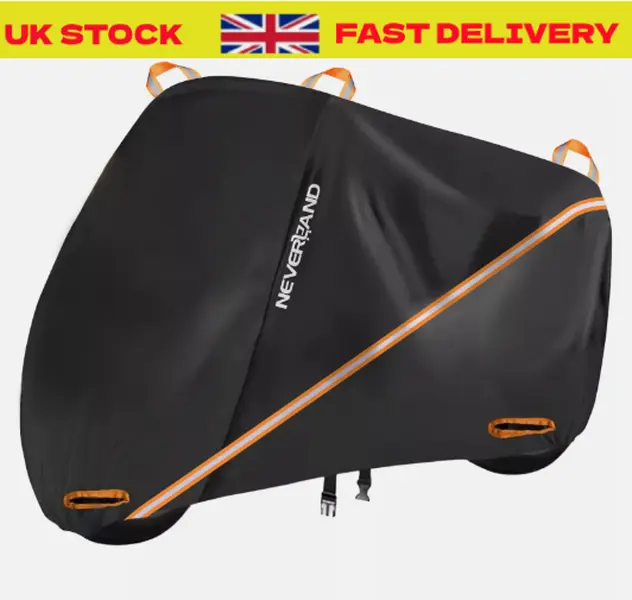 Motorcycle Cover Heavy Duty Outdoor Storage Rain Dust UV Protector Waterproof