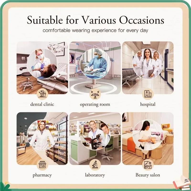 Product Introduction of Surgical Uniforms Woman Nursing Enfermeria Sets Top Pant Articles Medical Uniform Scrubs Clinical Beauty Salon hospital Suits 13