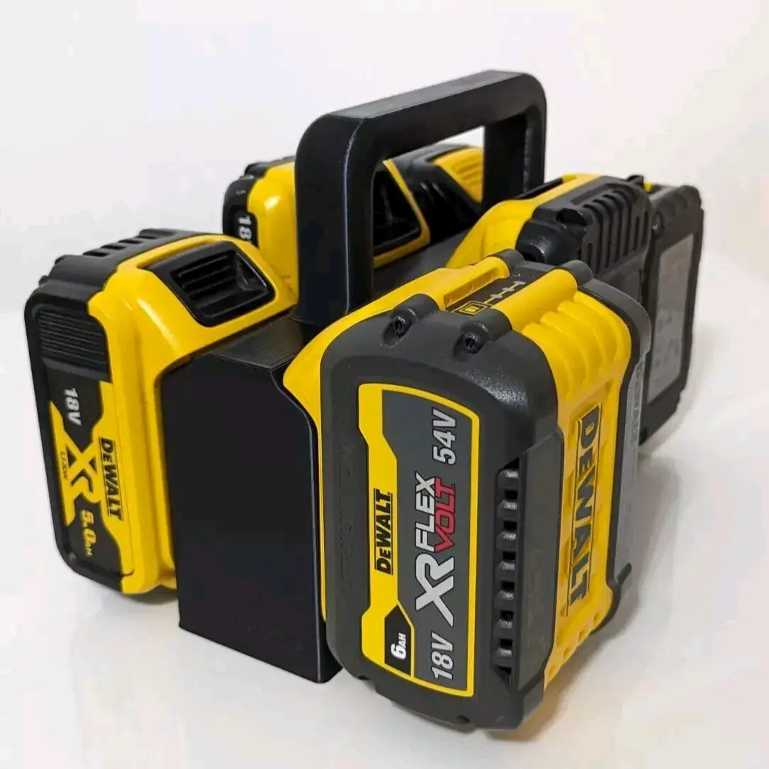 DeWALT Battery Basket Carrier Caddy Holder Set of 6 for Power Tools Accessories
