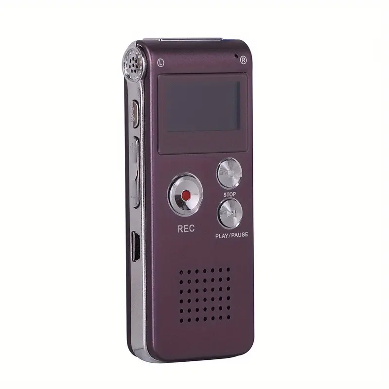 Multifunctional Rechargeable 8GB 650HR Digital Audio Voice Recorder MP3 Player 4