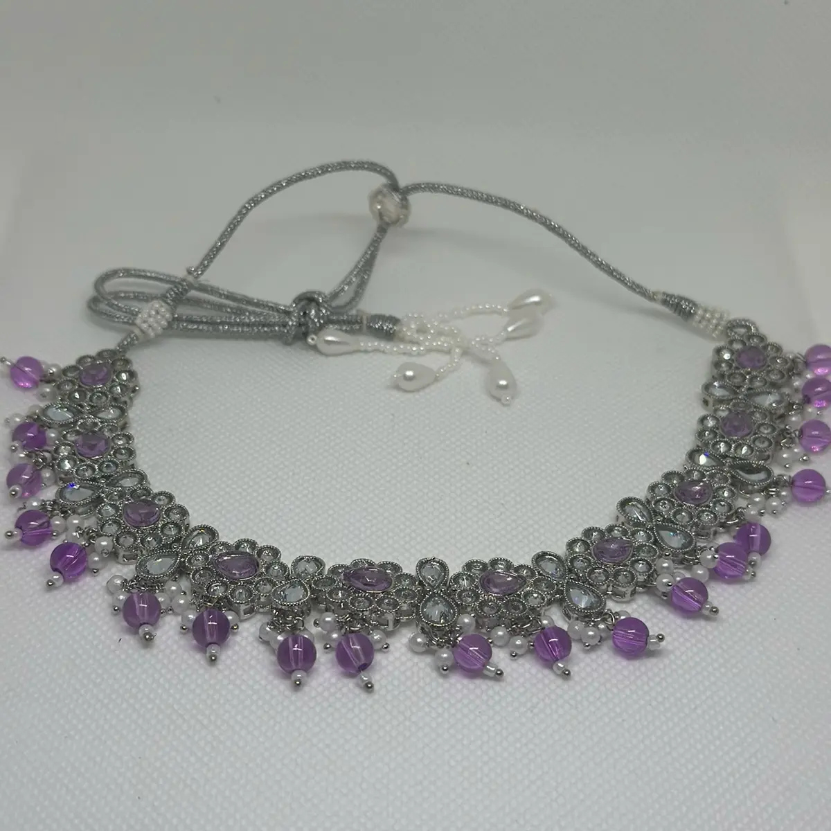 Parveen choker with tikka and earrings