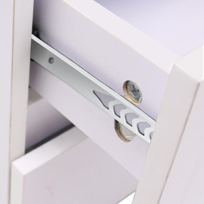 Sundaze Chest of 2 Drawers Bedside Table Bedroom Furniture 30x30x40cm Slide  Drawer 5