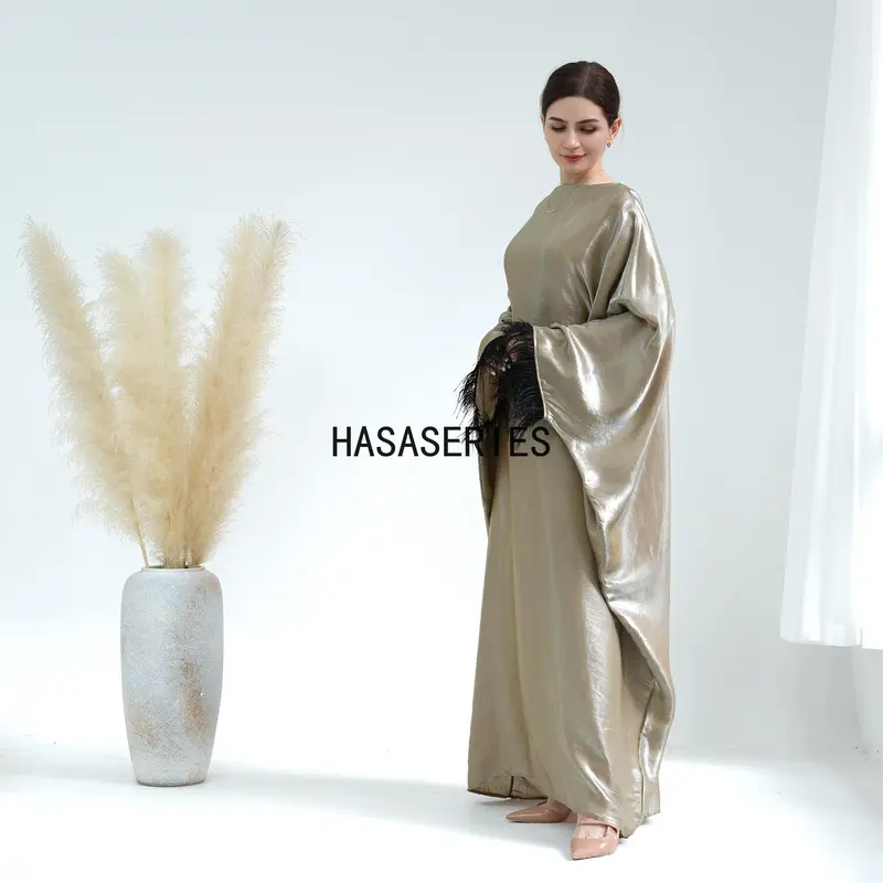 HASASERIES HS0706 Opulent Fringed Kaftan Gala 5