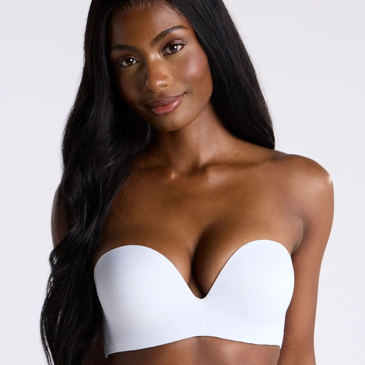 Boux Avenue Strapless Microfibre Multiway Plunge Bra Balconette Shape Sexy Lingerie