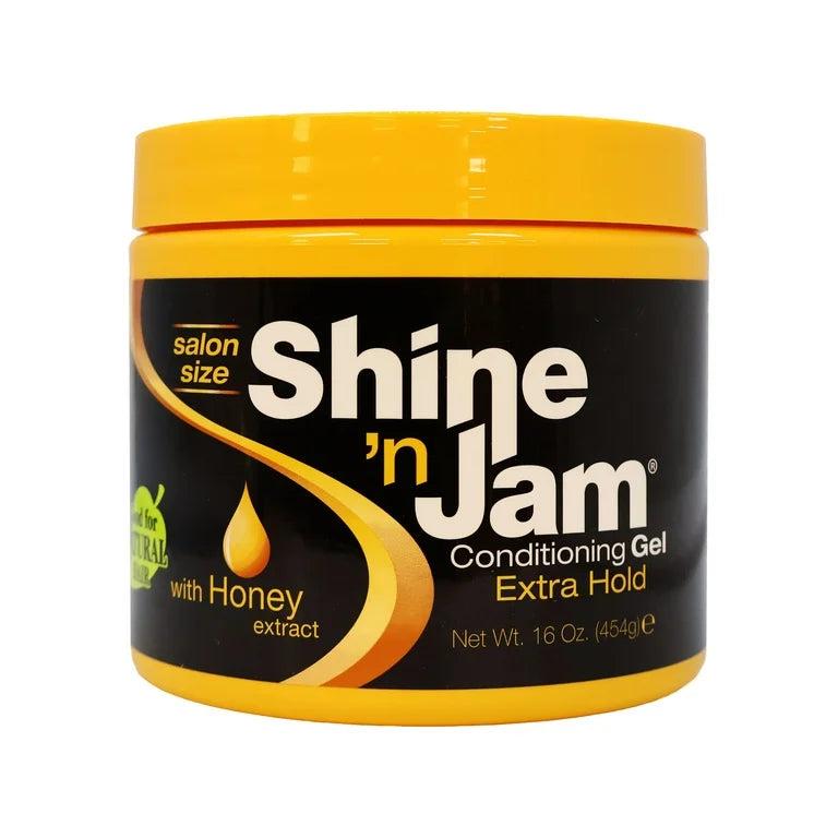 Ampro Shine N Jam Conditioning Gel Extra Hold With Honey Extract 227g-454g 3